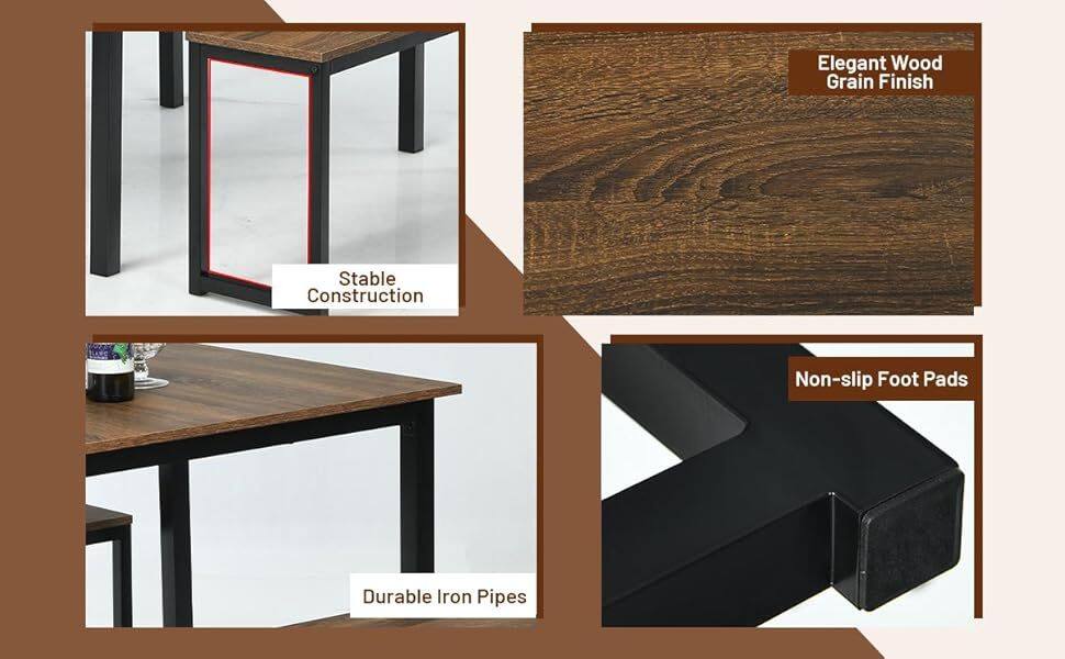 Wooden Kitchen Table and Chairs