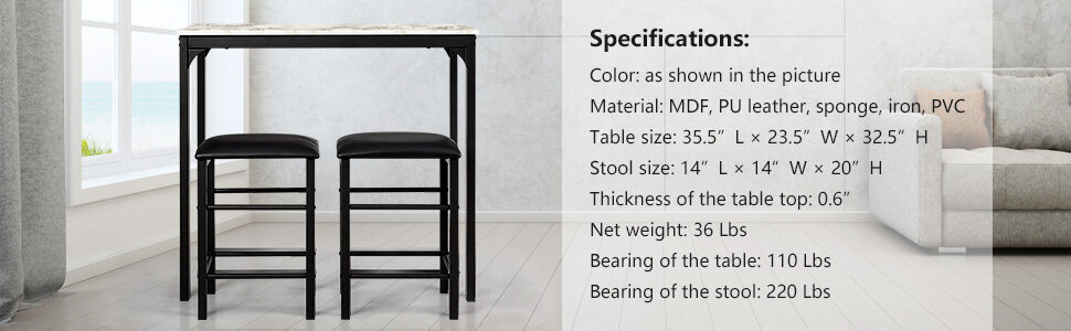Counter Height Table Set