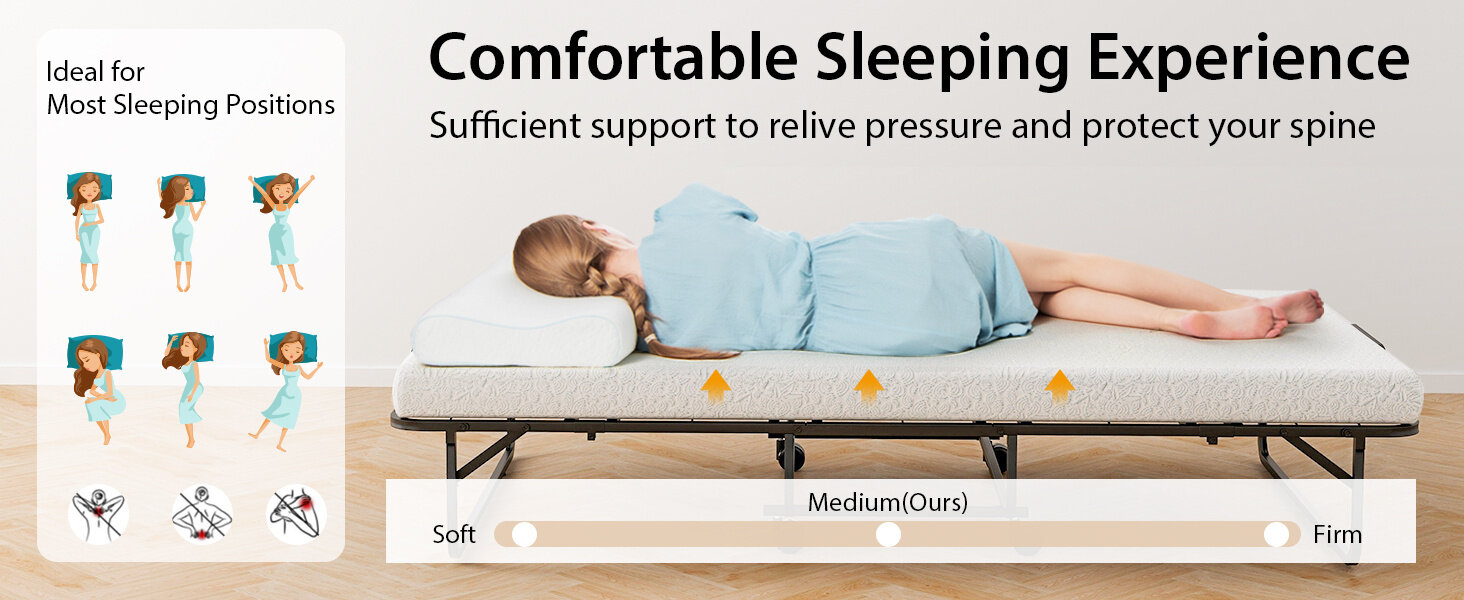 folding rollaway bed