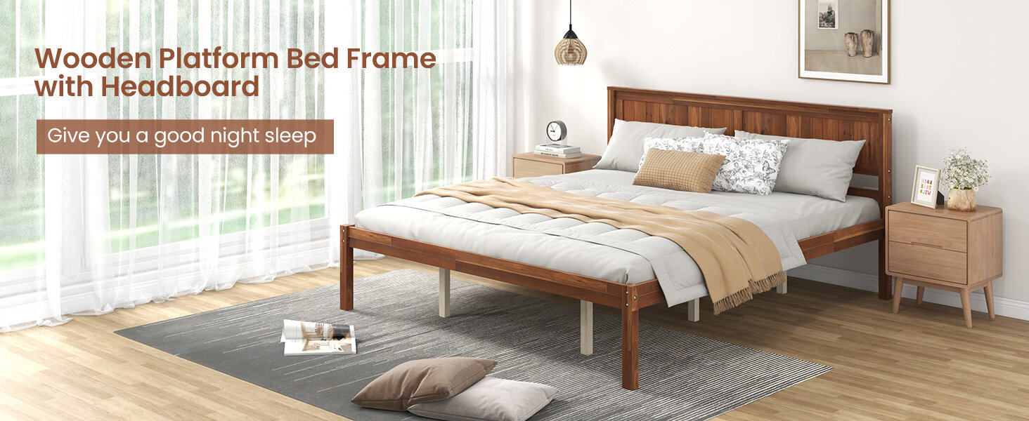 wood bed frame