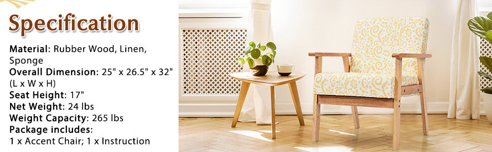 mid centruy accent chair