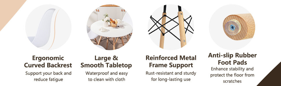 Dining Table Set for 4