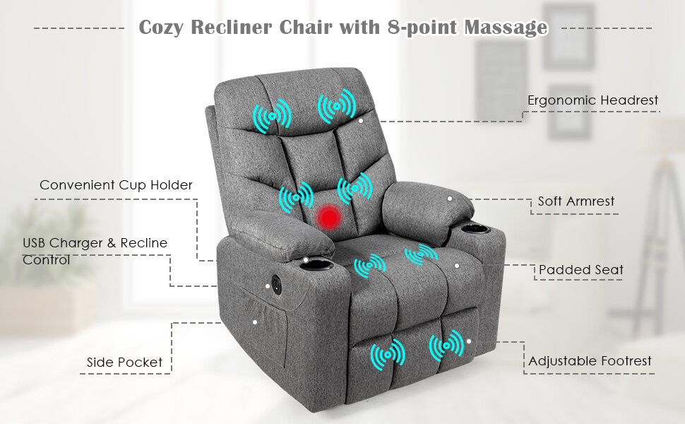 Power Lift Chair Electric Recliner