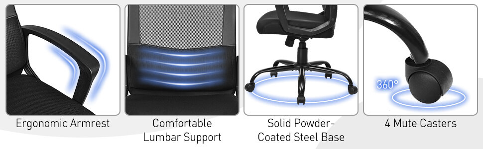 Office Chair Lumbar Support