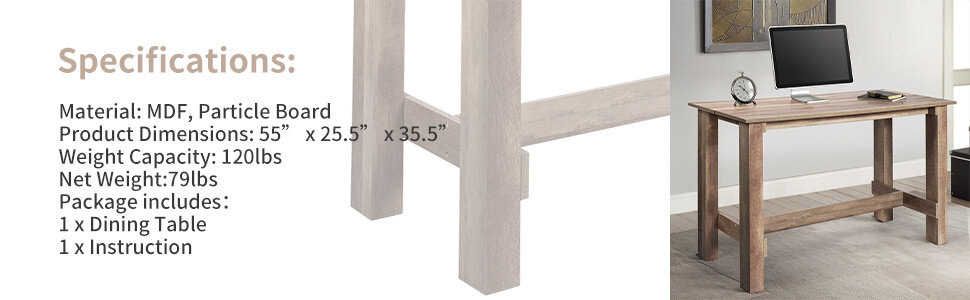 Multifunctional Table for Dining