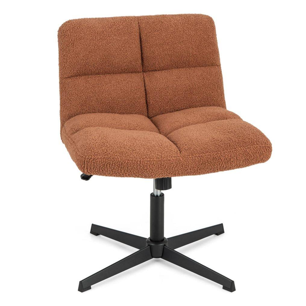 KOMFOTT Criss Cross Chair, Height Adjustable Computer Swivel Office Chair