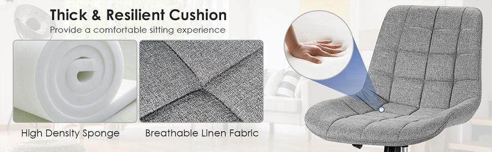 Height-Adjustable Desk Chair