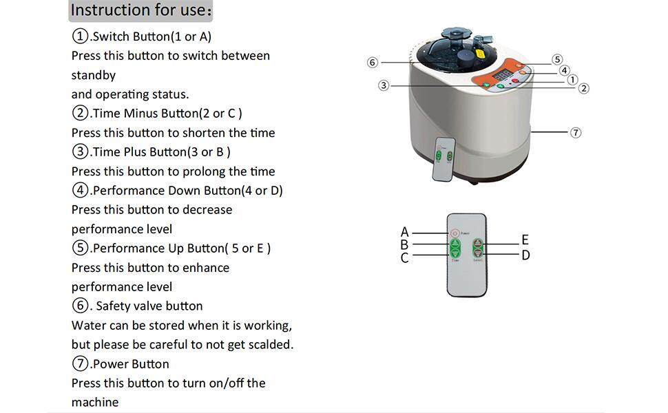 Portable Steam Sauna Spa