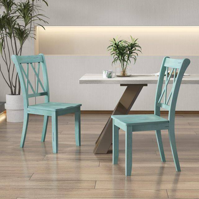 KOMFOTT Wood Dining Chairs Set of 2/4