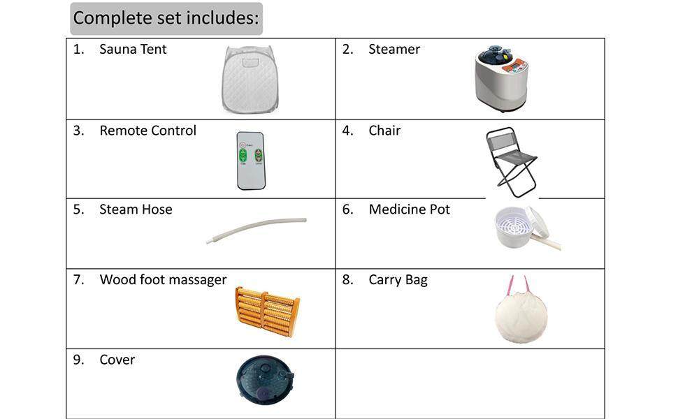 Portable Steam Sauna Spa