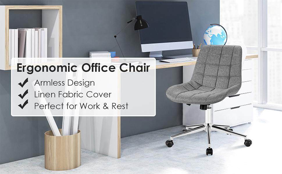 Fabric Armless Leisure Chair