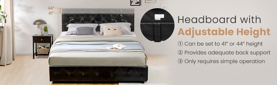 wooden slats and metal frame