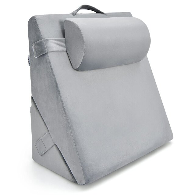 KOMFOTT Memory Foam Wedge Pillows with Head Support for Sleeping and Sitting