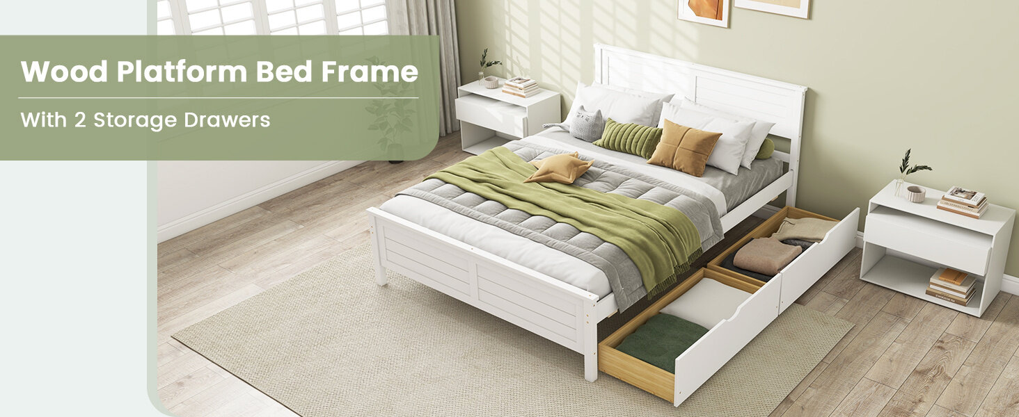 Wood Bed Frame