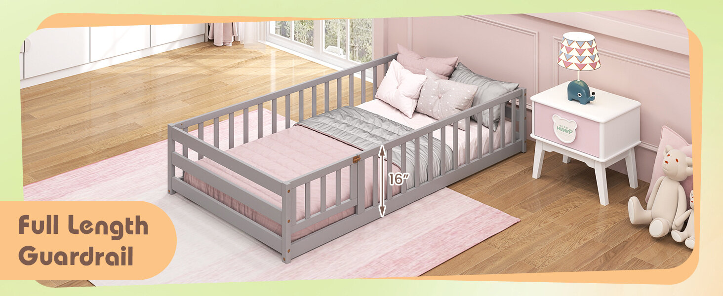 twin bed frame for kids