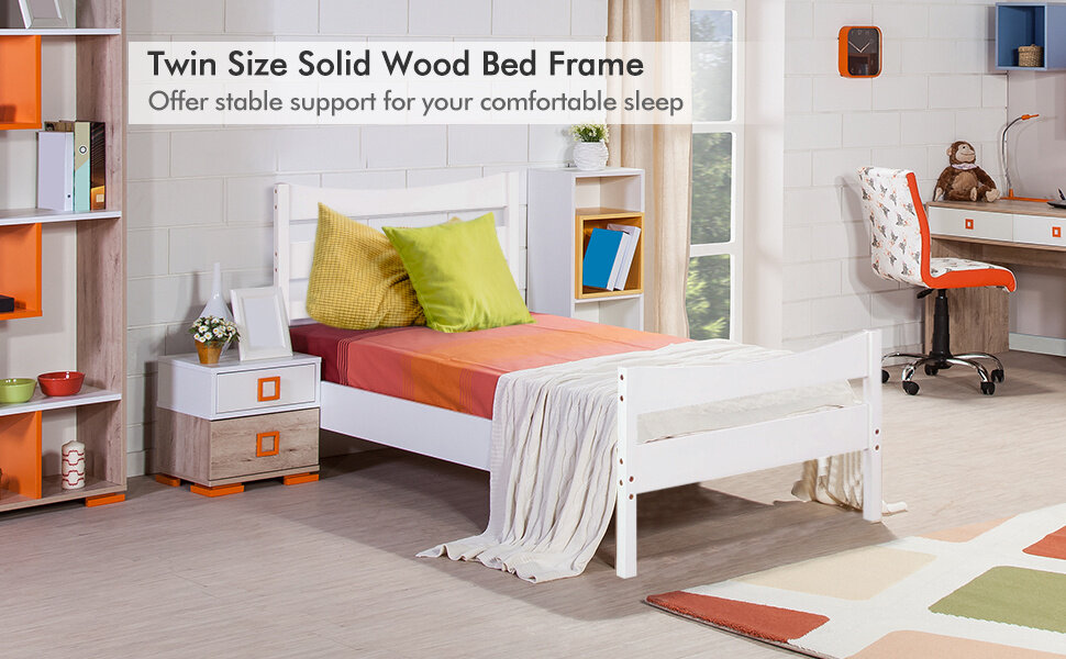 Platform Bed w/Headboard & Footboard