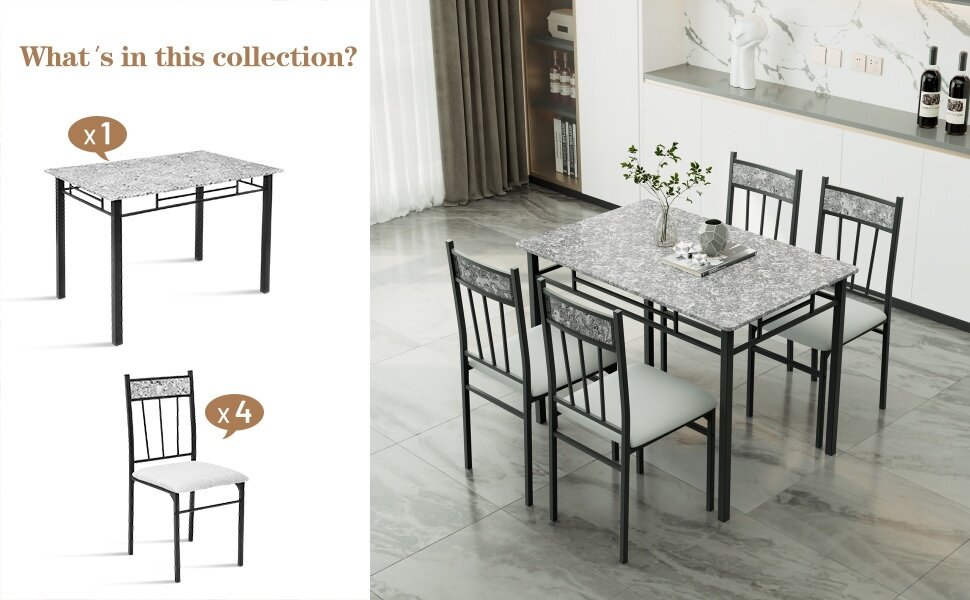 Kitchen Table Set for 4