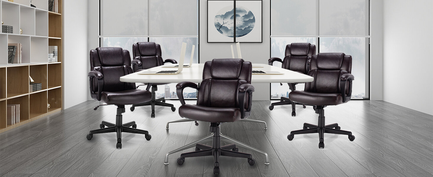 300lbs Leather Executive Chair