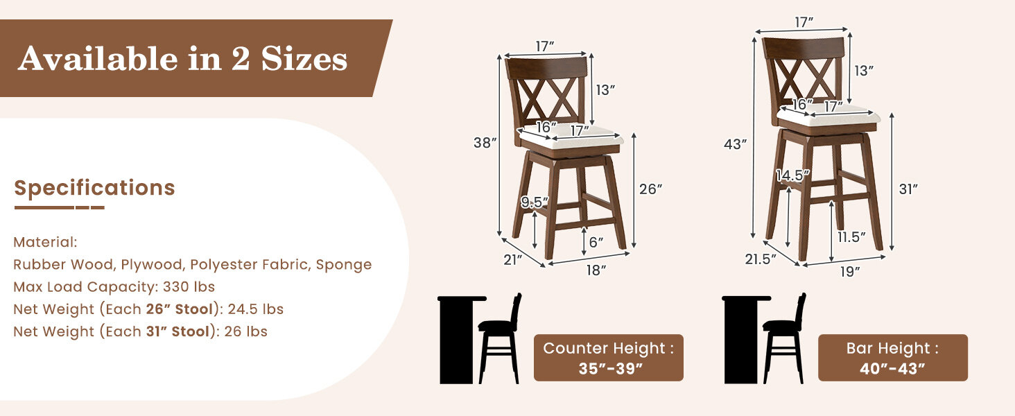 counter height chairs