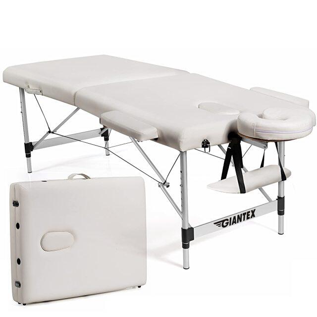 KOMFOTT 84" Massage Table with Carry Case