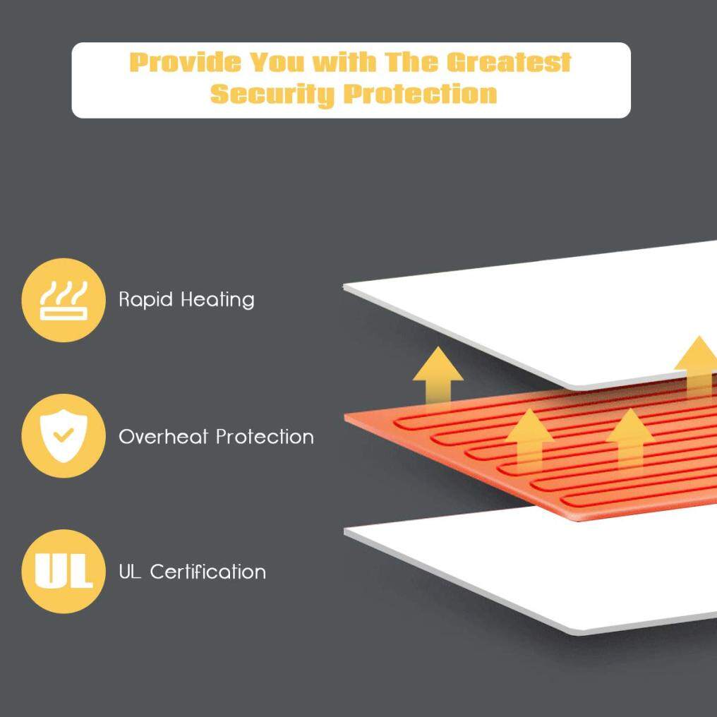 KOMFOTT Massage Table Warmer, Heated Mattress Pad with 5 Heat Settings, 12 Ft Cord and Overheat Protection