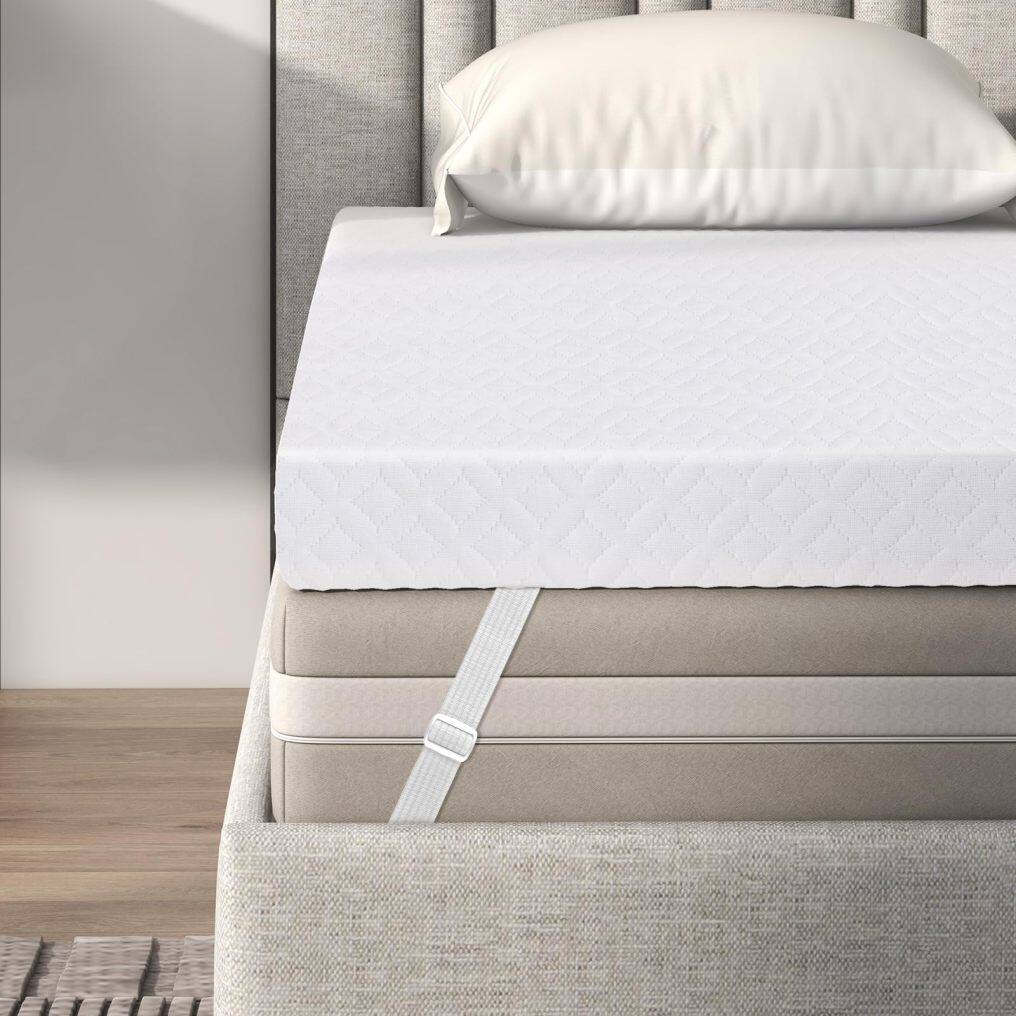 KOMFOTT Gel-Infused Memory Foam Mattress Topper