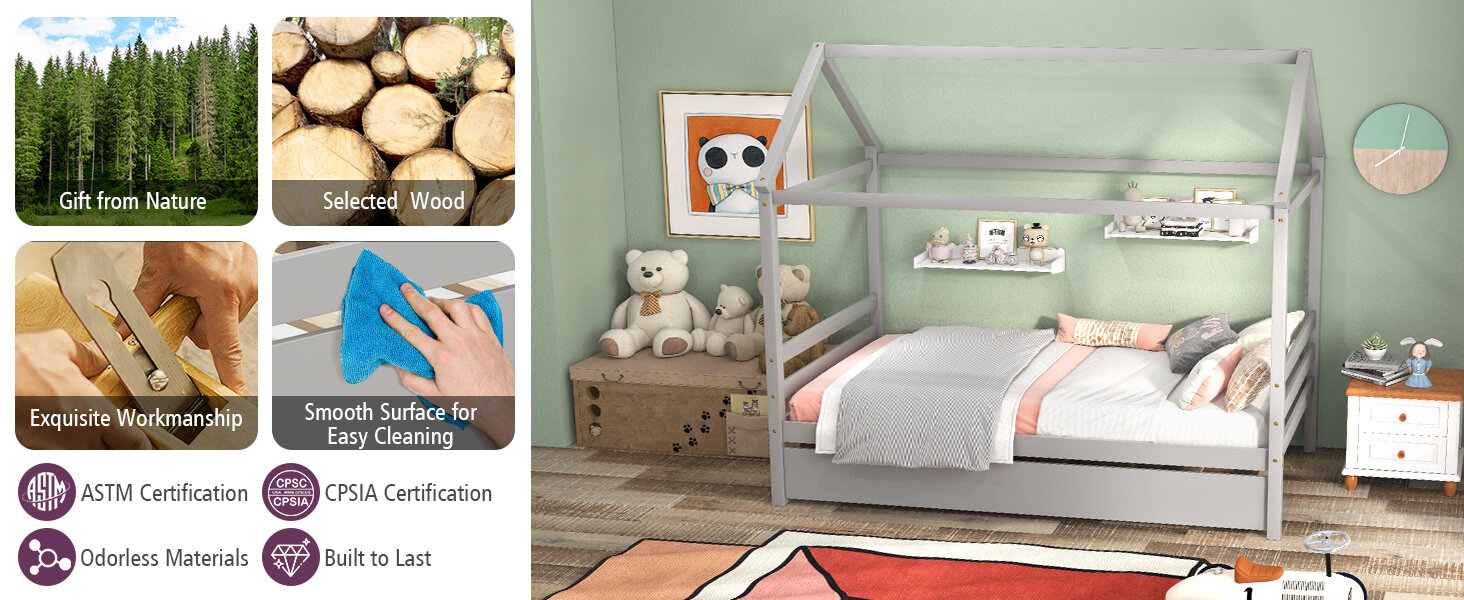 Wood Twin Size Daybed