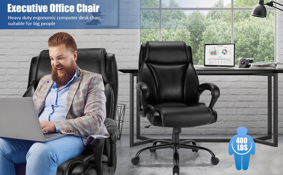 High-Back Computer Desk Chair