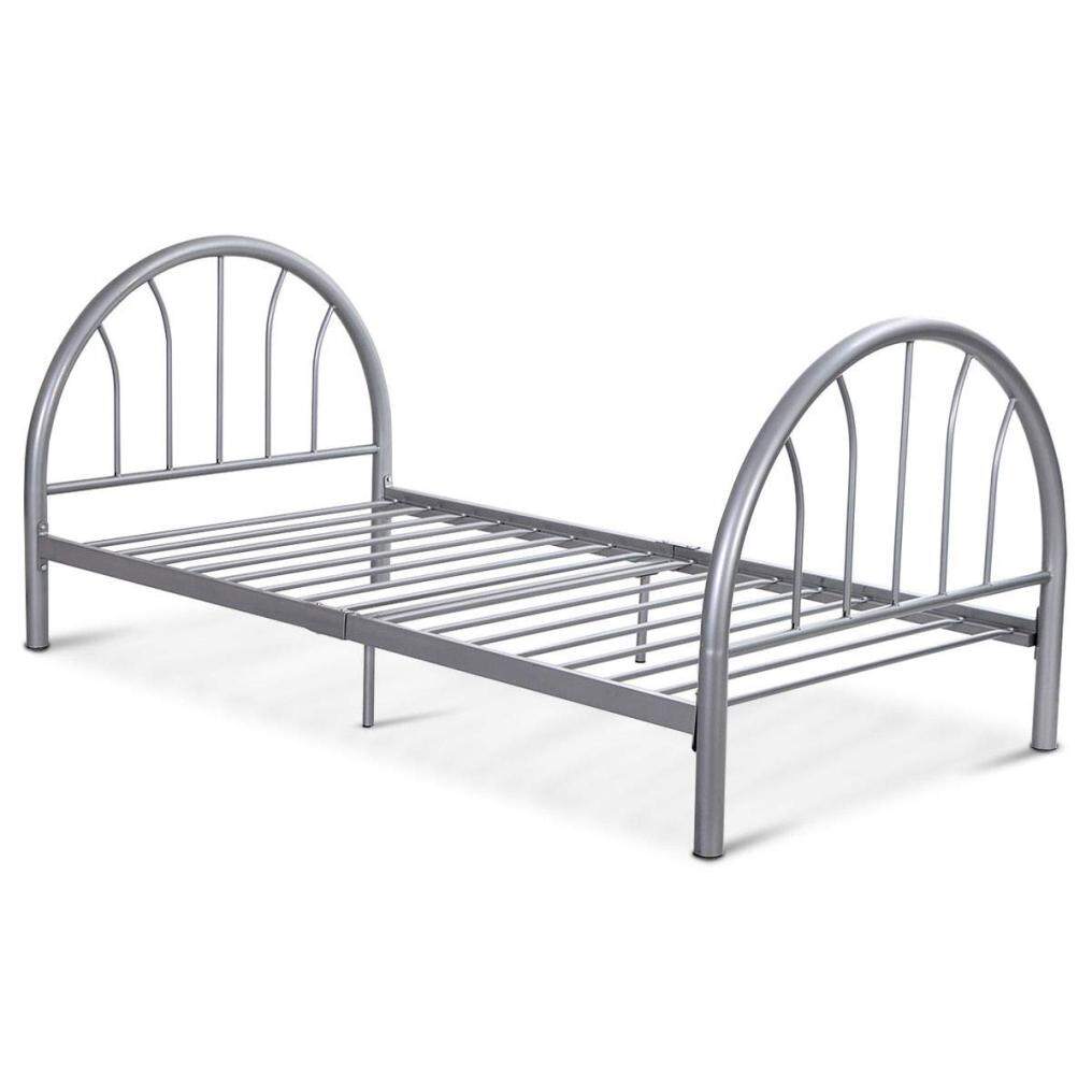 KOMFOTT 83"x42"x35" Twin Size Metal Bed Platform Bed Frame