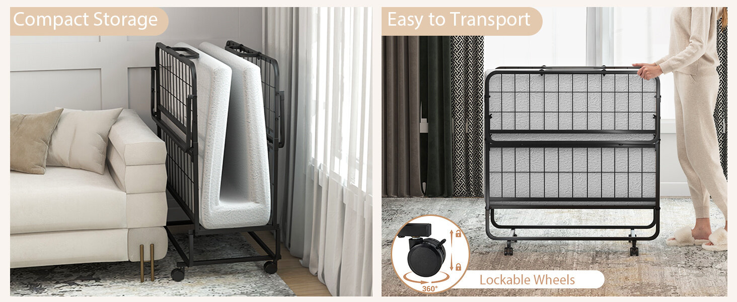 Twin Size Portable Bed