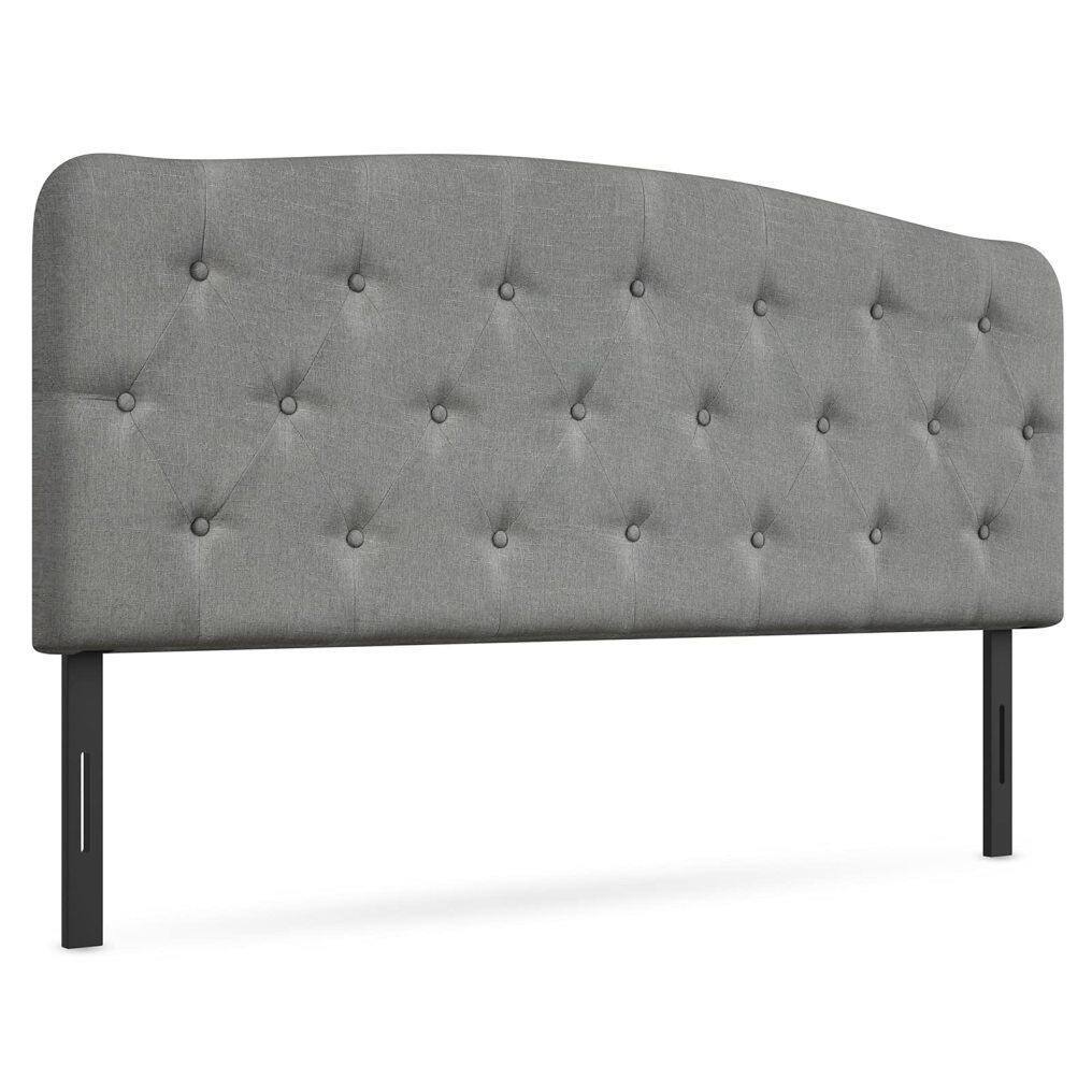 KOMFOTT Upholstered Headboard, Adjustable Height from 38" to 53" Platform, Full Size