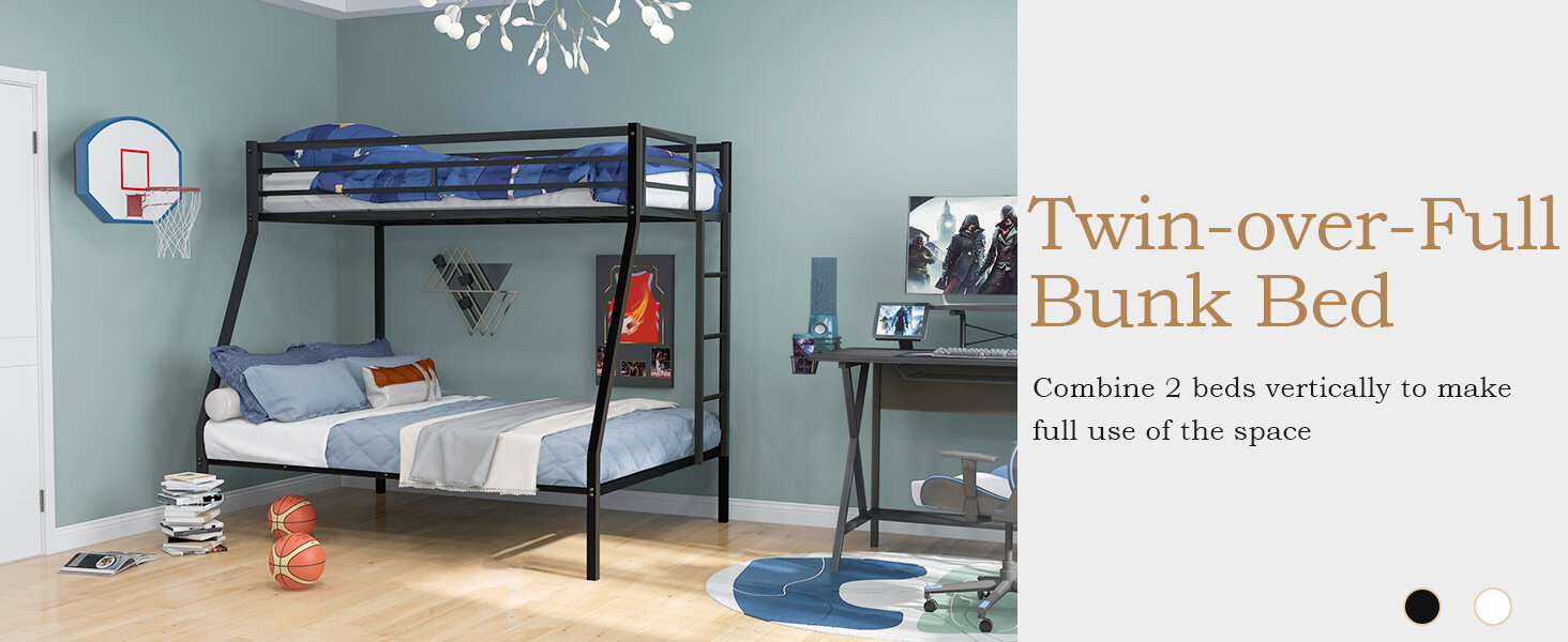 twin over full size bunk bed