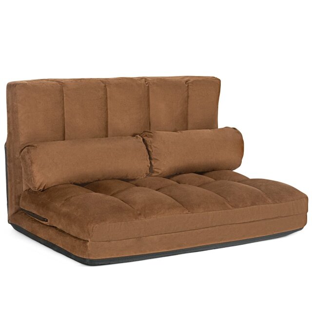 KOMFOTT Various Colours Available 6-Position Adjustable Floor Sofa with 2 Pillows
