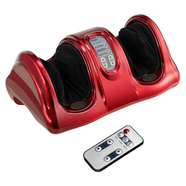 KOMFOTT Electric Shiatsu Foot Massager with Remote and 4 Massage Modes