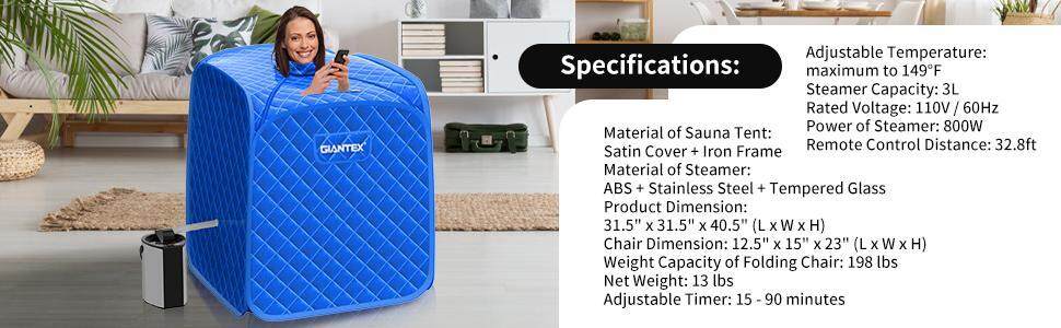 Steam Sauna Portable