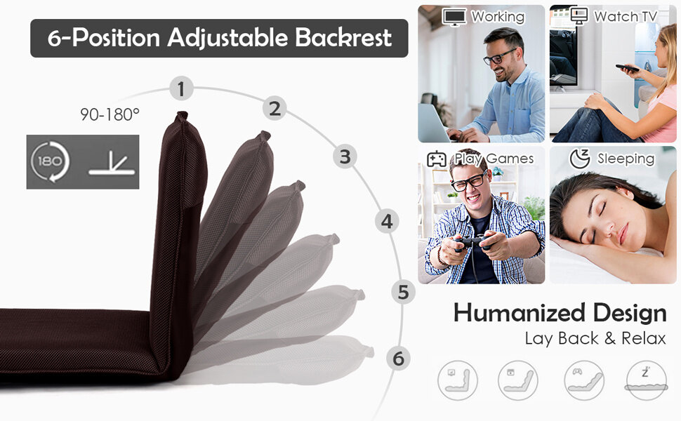 Adjustable Mesh Floor Sofa Chair