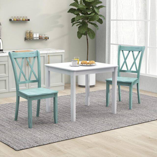 KOMFOTT Wood Dining Chairs Set of 2/4
