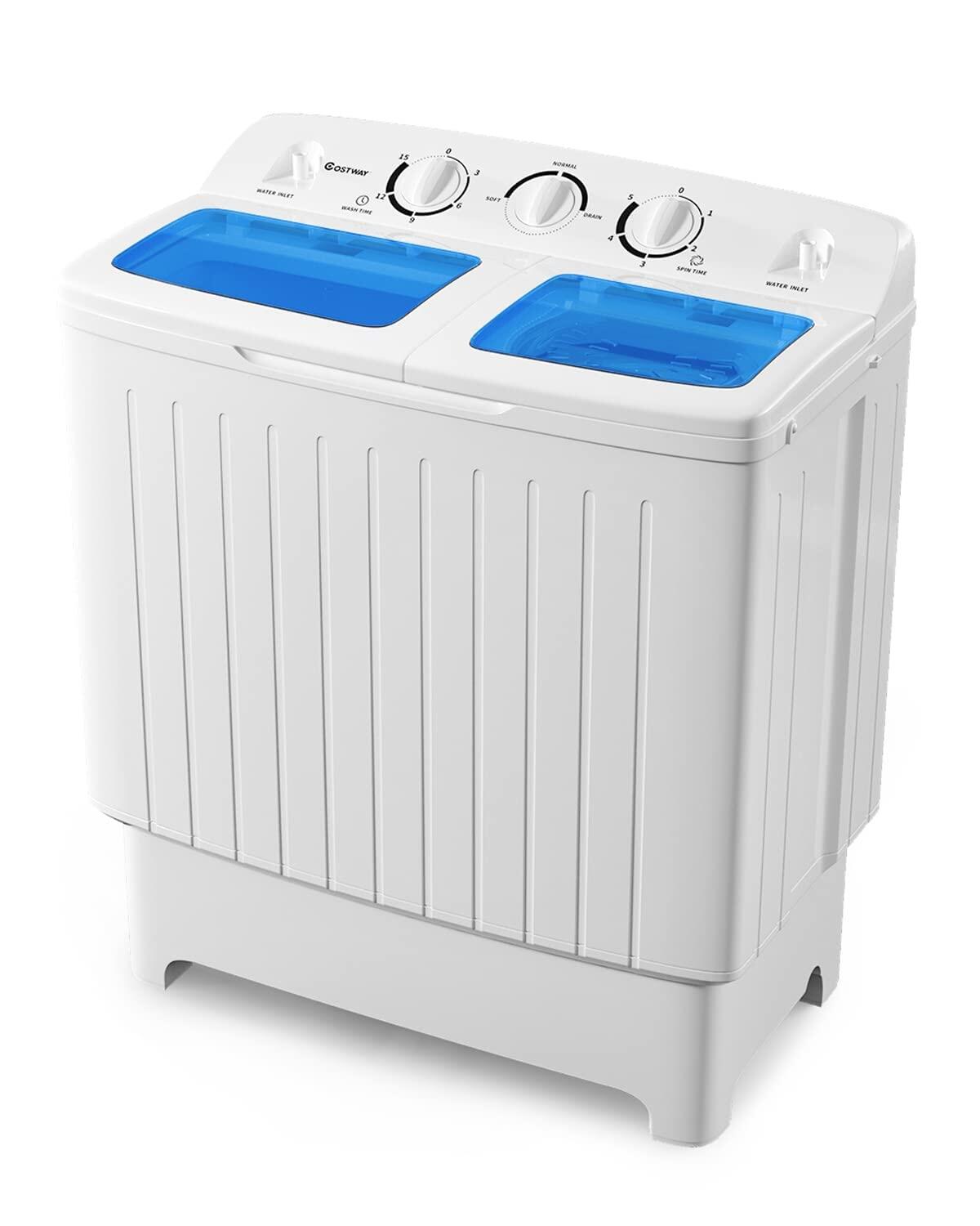 Costway portable mini compact store twin tub washingachine