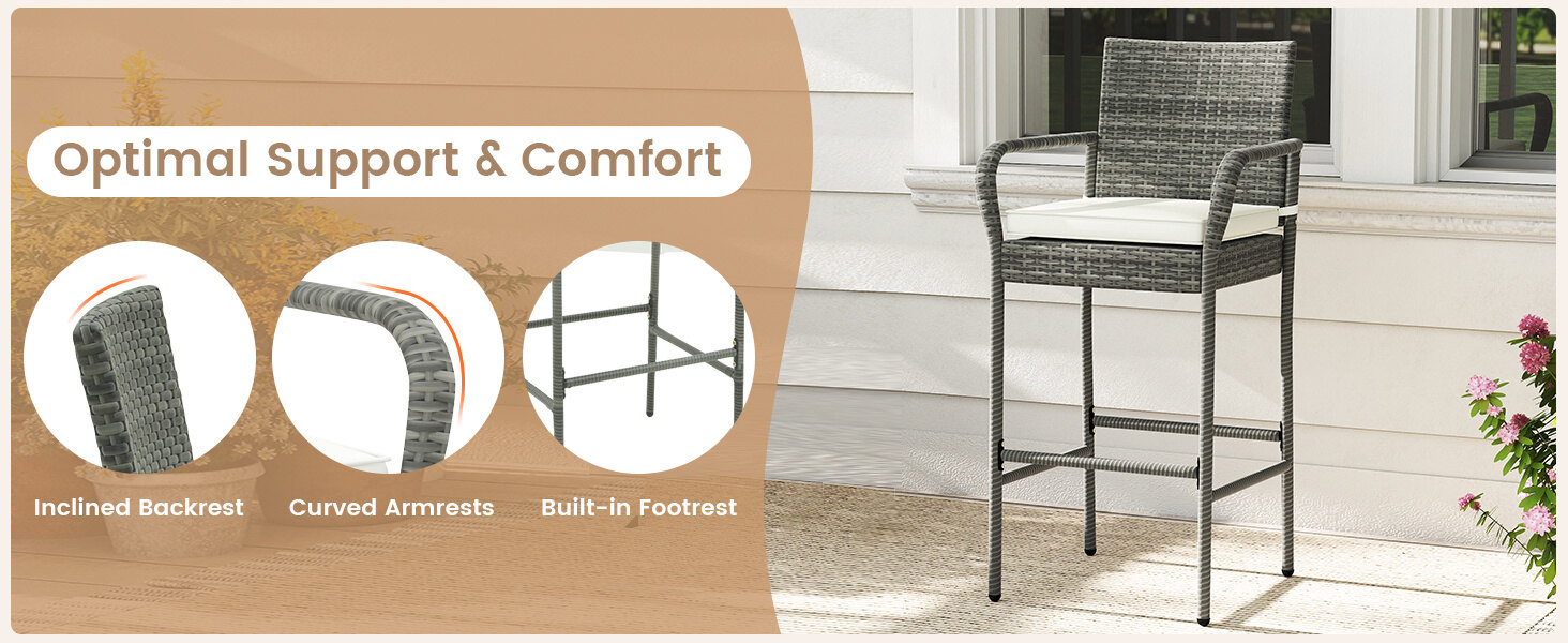 outdoor high top chairs