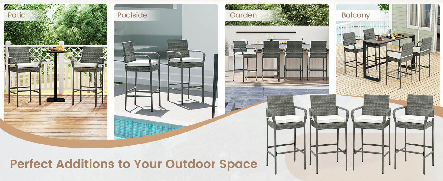 patio high top chairs