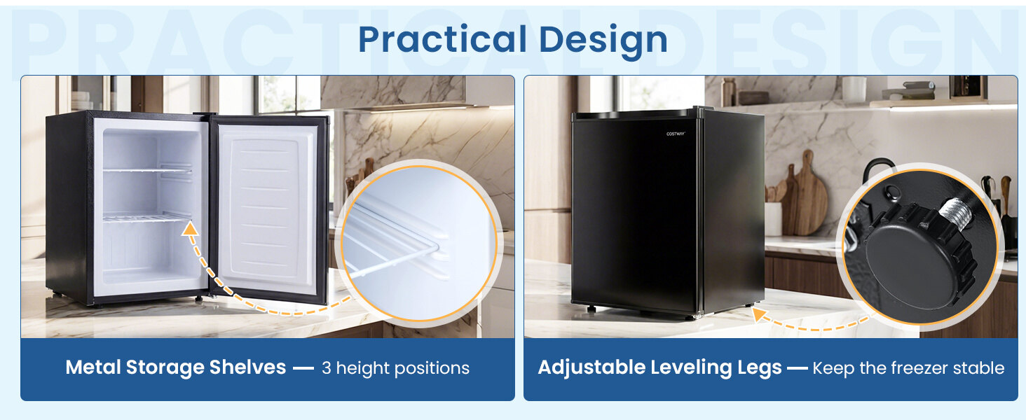 Compact Upright Mini Freezer