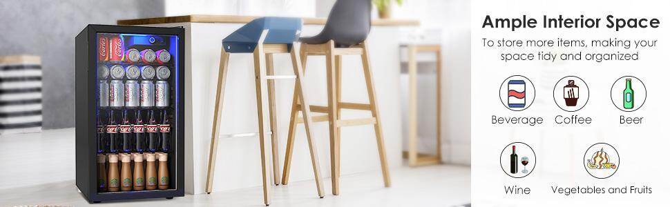 beverage refrigerator