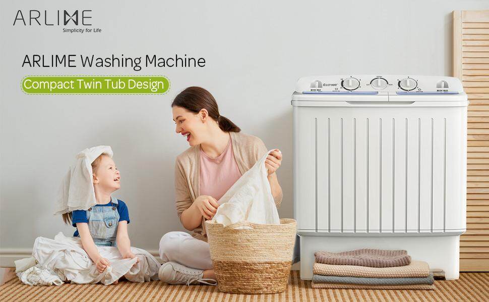 Portable Mini Twin Tub Washing Machine