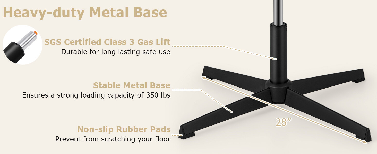 mid back home office chair