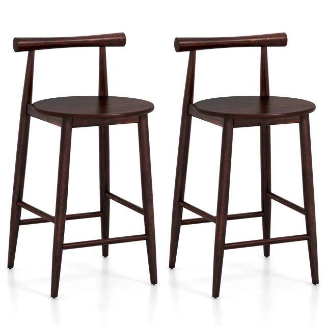 Bar Chair Set of 2 24'' Counter Height Stools Set