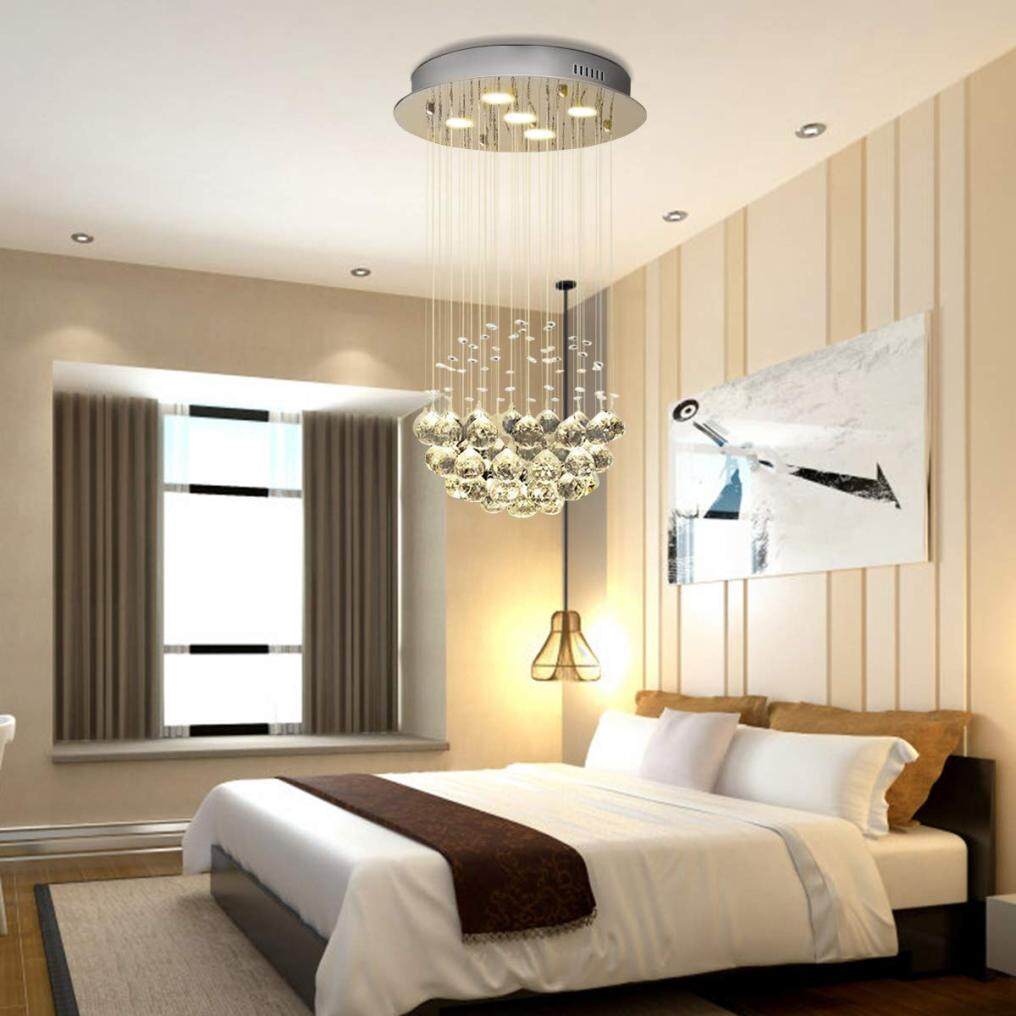 ARLIME Modern K9 Crystal Raindrop Chandelier