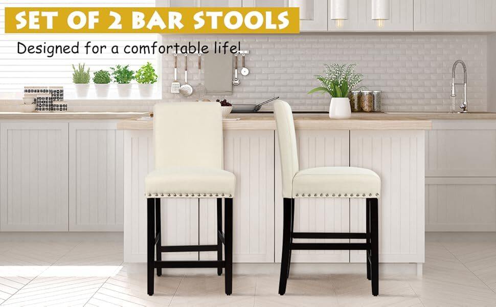 Bar Stools Set of 2