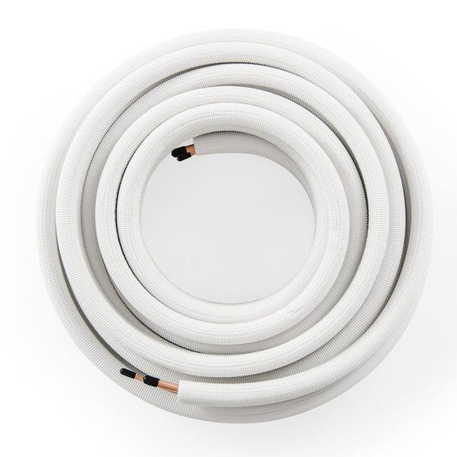 50 Ft. Mini Split Line Set with 3-Layer Insulation ( 1/4” & 3/8” O.D. )