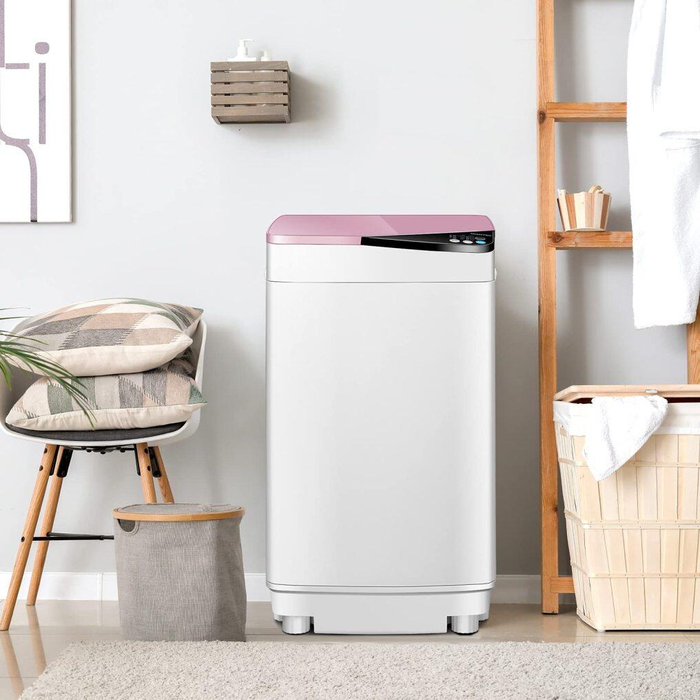 ARLIME Compact Mini Full-Automatic Laundry 2-In -1 Washer & Spin Dryer 7.7lbs Capacity