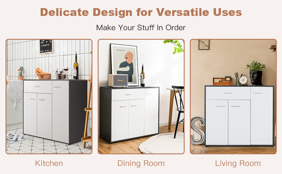 Buffet Sideboard Storage Cabinet